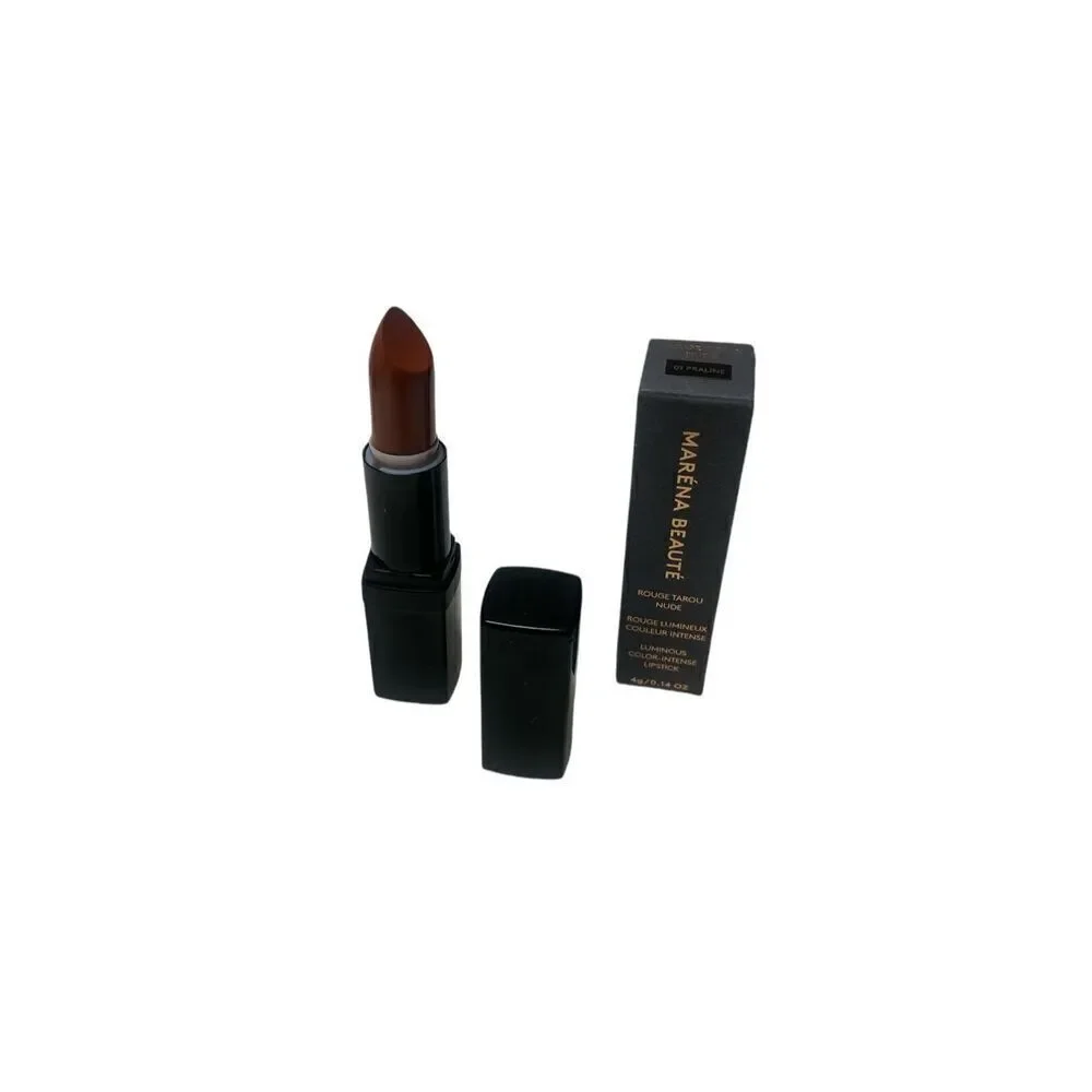 Marena Beaute Rouge Tarou Nude Lipstick in‎ 01 Praline NIB
